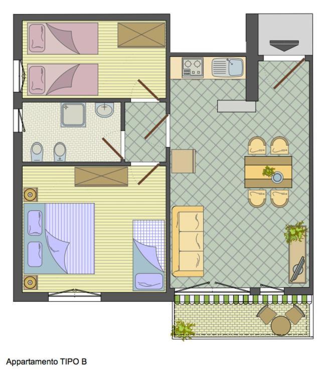 Апартаменты Residenza Mazzanti - Agenzia Cocal Каорле Экстерьер фото